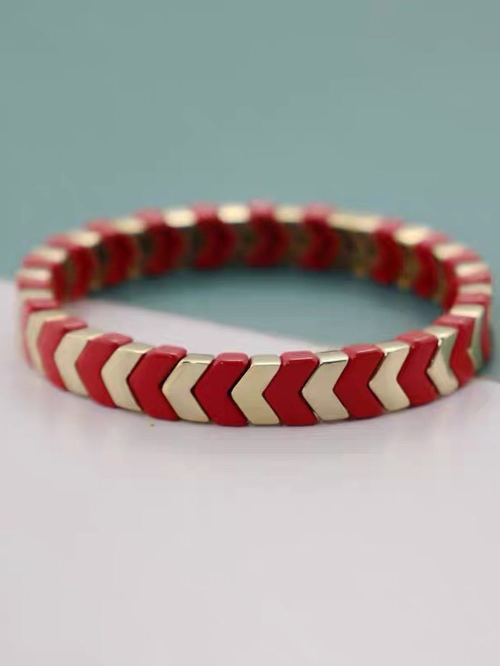 Roxanne Assoulin - Rainbow Brite Bit X Bit Arrow Colorful Stretch Bracelet